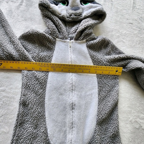 Sloth Costume kids size 7 to 8‎ years Sherpa Fuzzy Halloween Dress Up Boy Girl - Picture 14 of 16